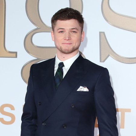 taron egerton - kingsmen: secret service premiere.